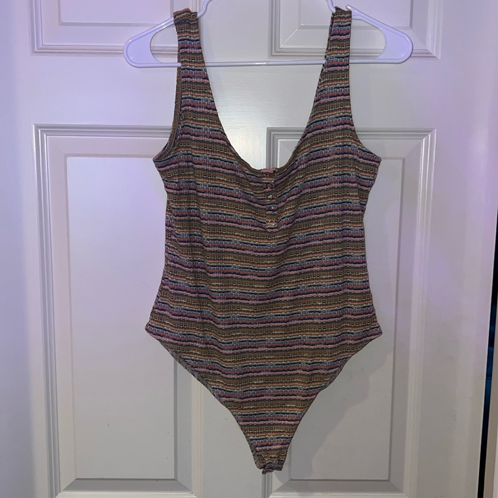Wild fable, medium, striped bodysuit